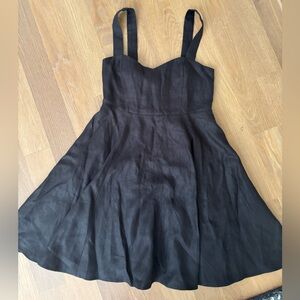 Sézane linen Black Sleeveless Dress
